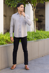 Grey Premium Cotton Shirt